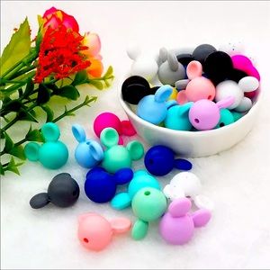 Mickey Silicone Beads